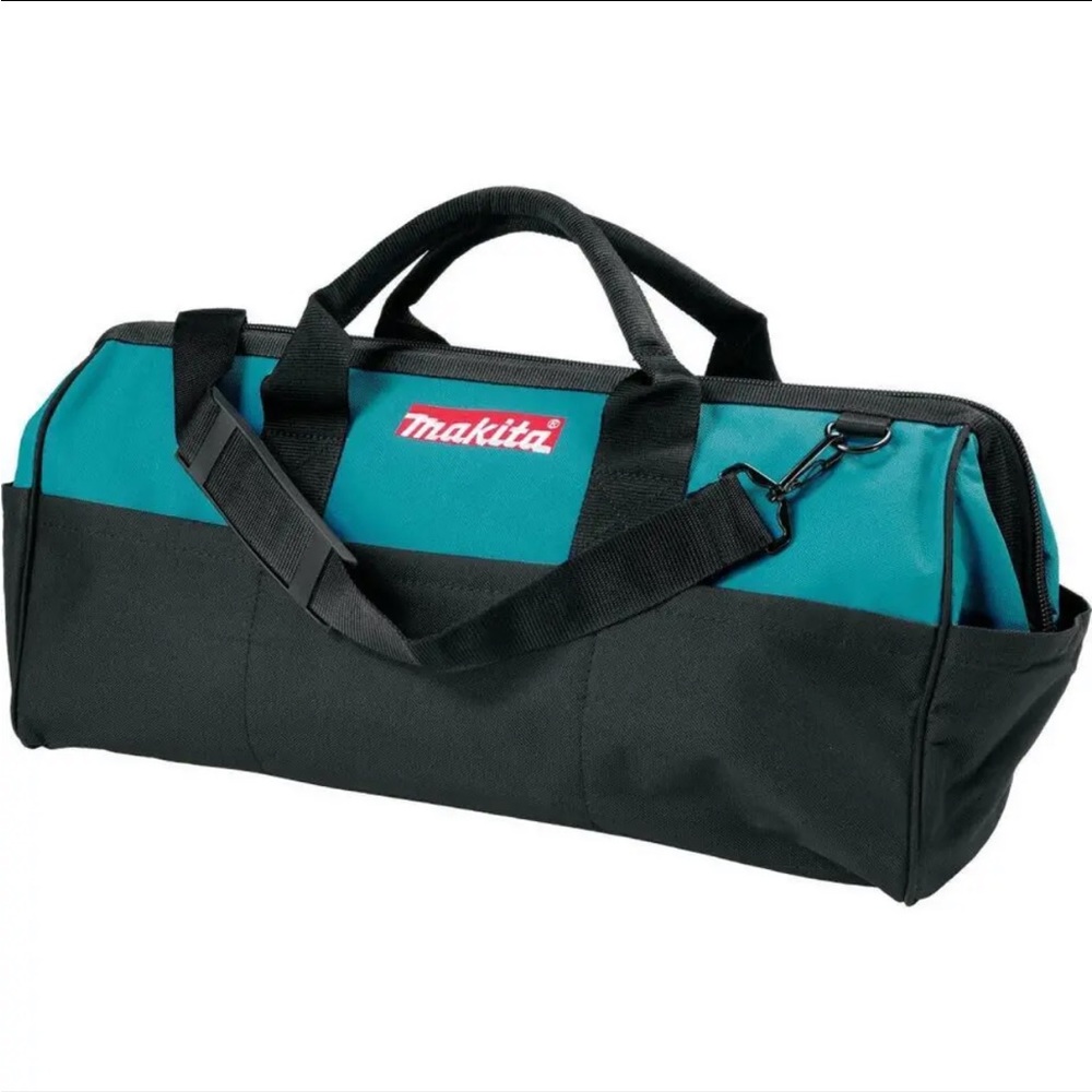 Mikita X-Large 20” Heavy-Duty Contractor Tool Bag w Shoulder Strap 8 pockets NEW